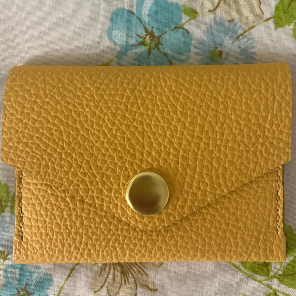 Hand Crafted Yellow Wallet
